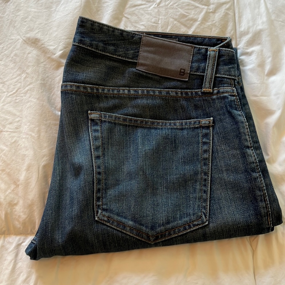 Mens Bonobos Medium Wash Blue Jeans Size 32x36